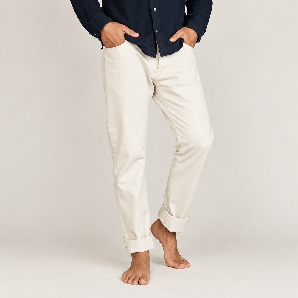Taylor Stitch The Democratic Jean in Natural Organic cotton size 36